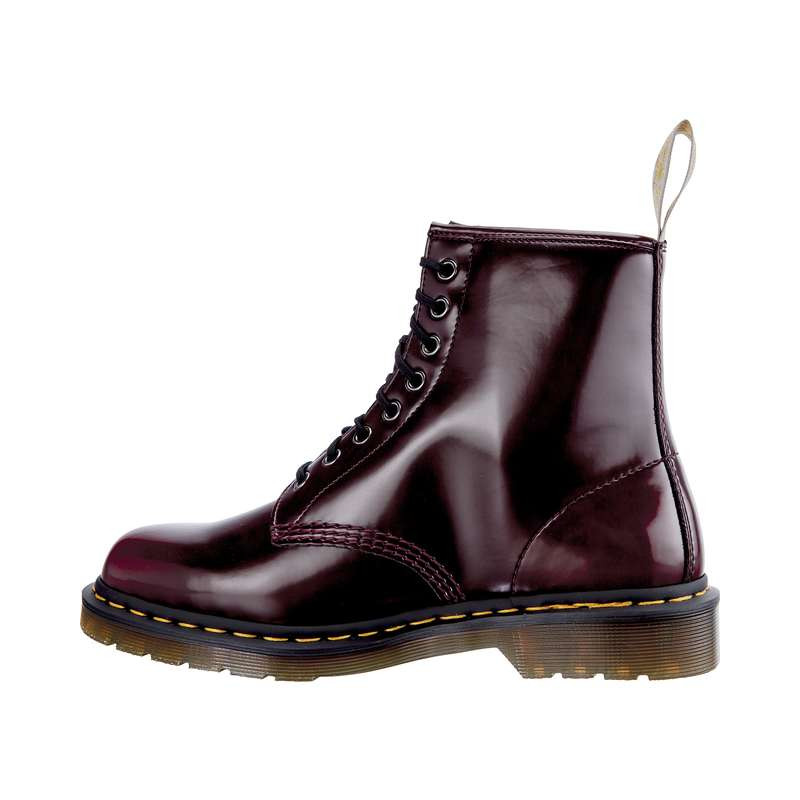 vegan 1460 lace up boots cherry red