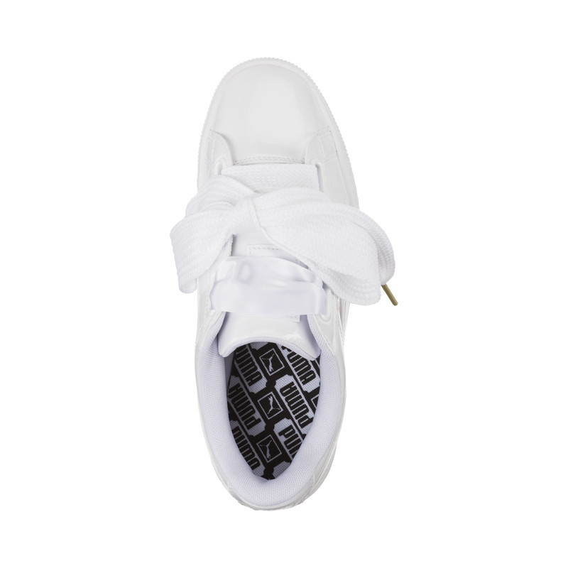Boty Puma Basket Heart Patent White - 1020am.cz